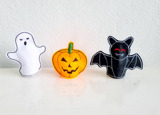 Halloween decorations Led Candle embroidey in the hoop
