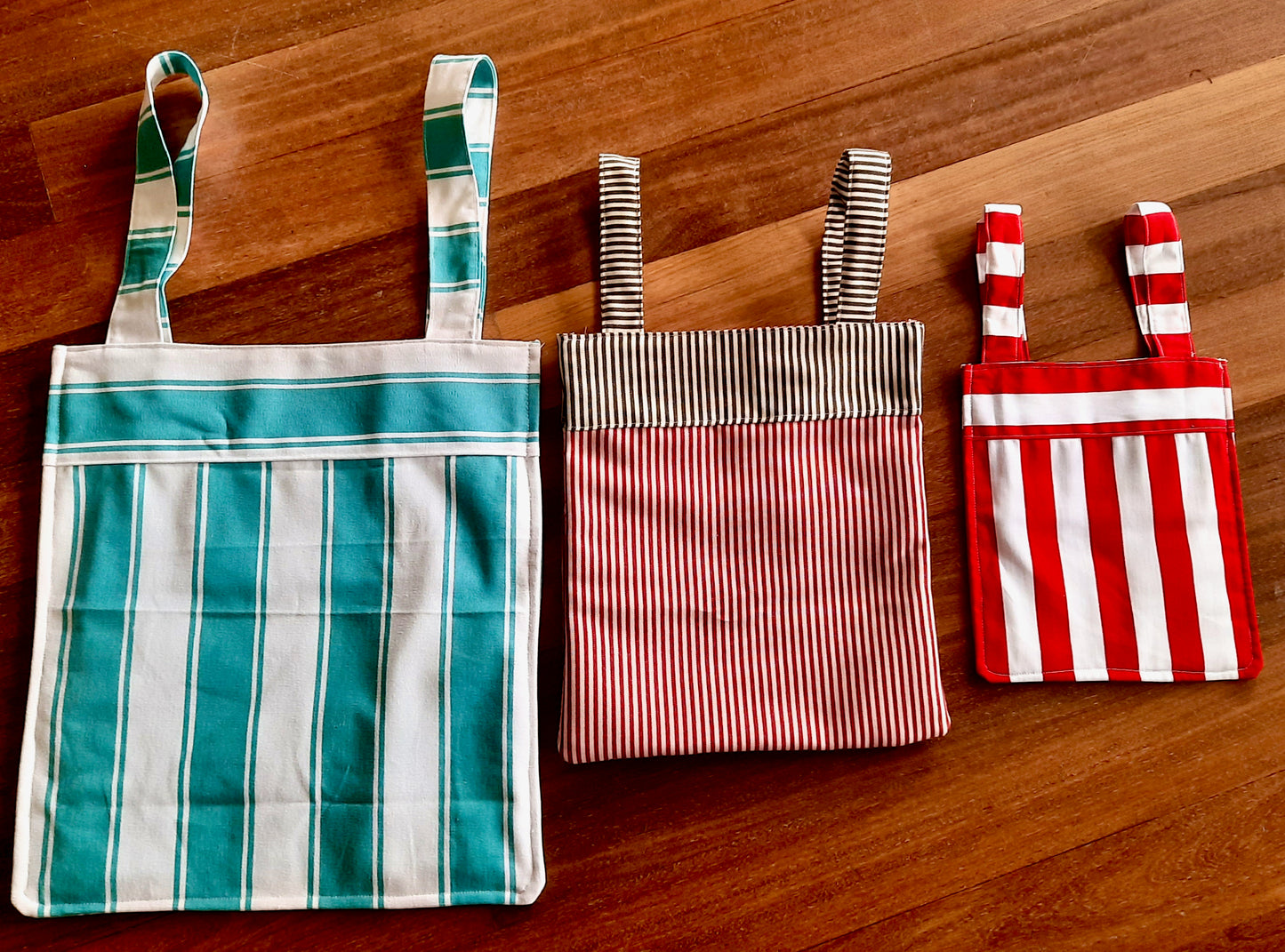 2Way Shopping Bag Pattern/ Back bag & Tote Bag/ 3 different size
