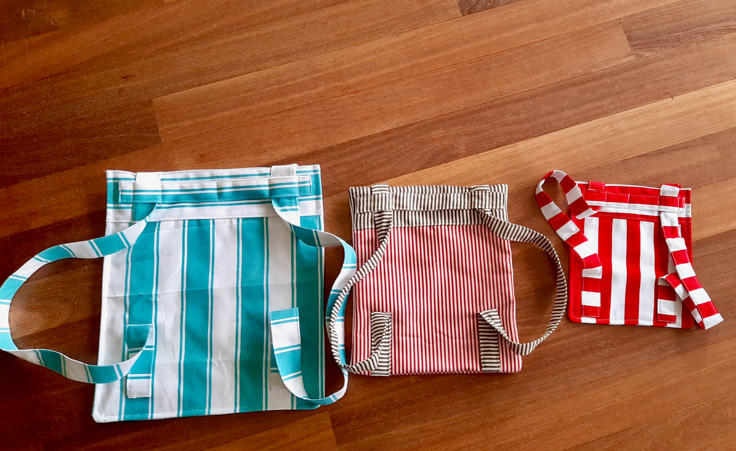 2Way Shopping Bag Pattern/ Back bag & Tote Bag/ 3 different size