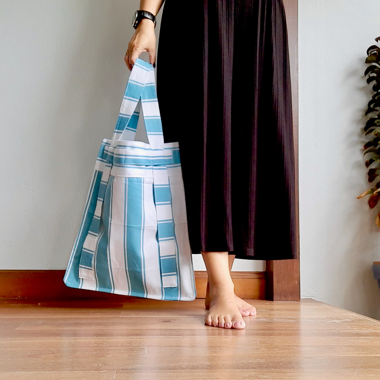 2Way Shopping Bag Pattern/ Back bag & Tote Bag/ 3 different size
