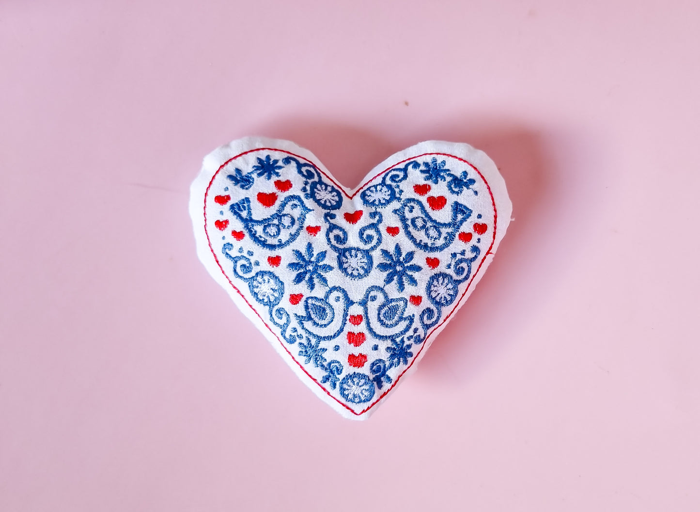4 Hearts in the Hoop Embroidery design