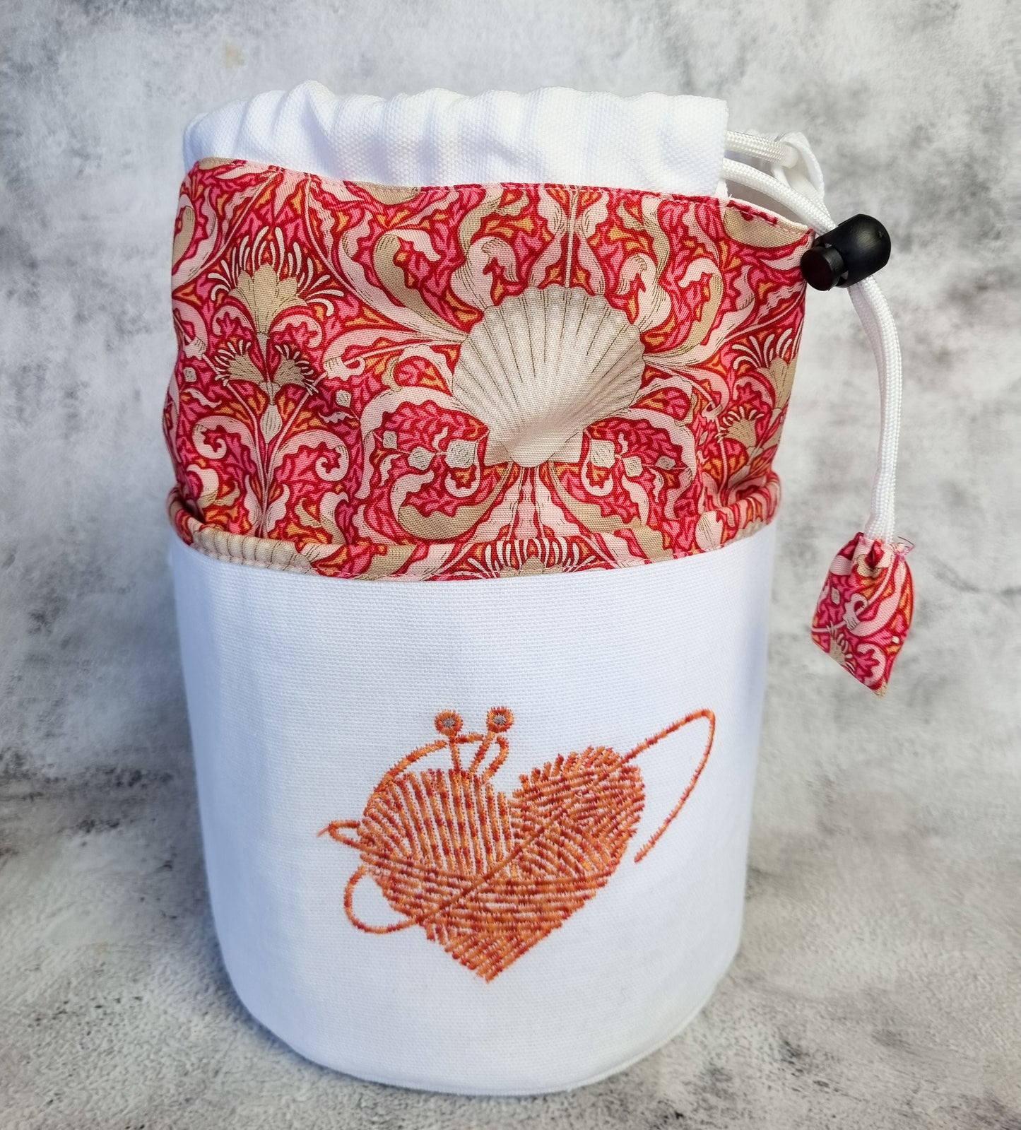 Drawstring Fabric Basket Pattern