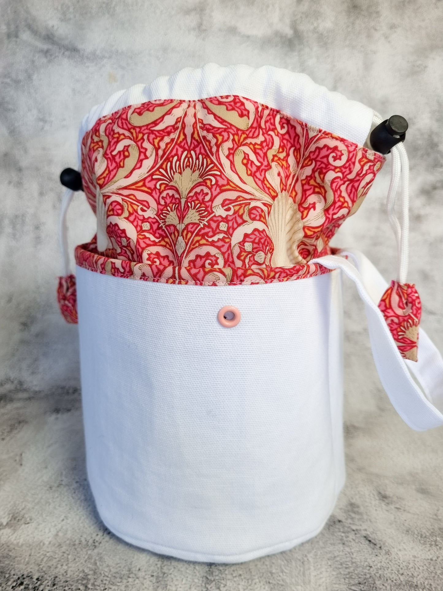 Drawstring Fabric Basket Pattern