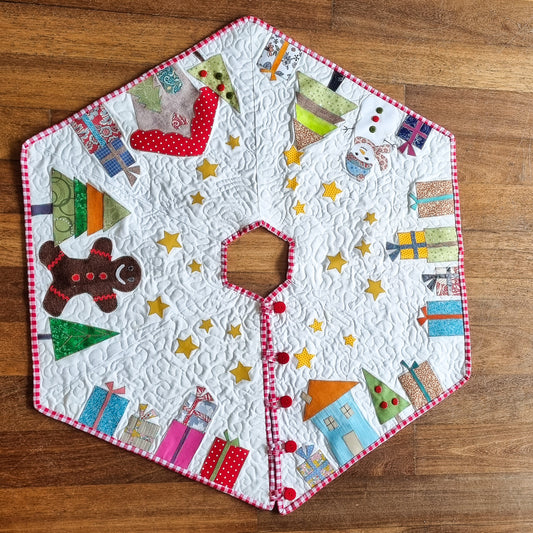 Christmas Tree Skirt PDF Pattern /Applique