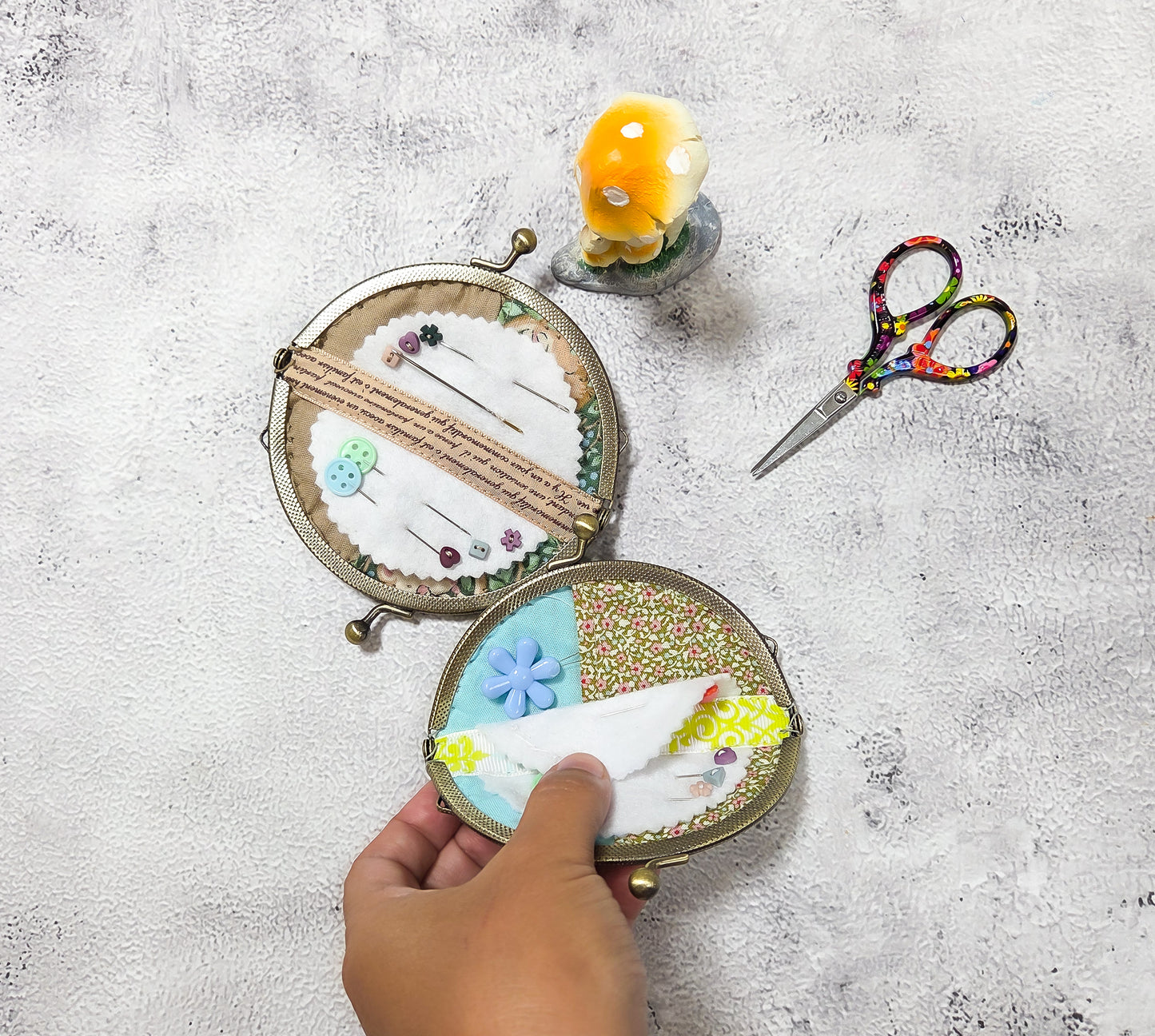 Needle Pouch PDF Sewing Pattern and Paper Piecing Pattern