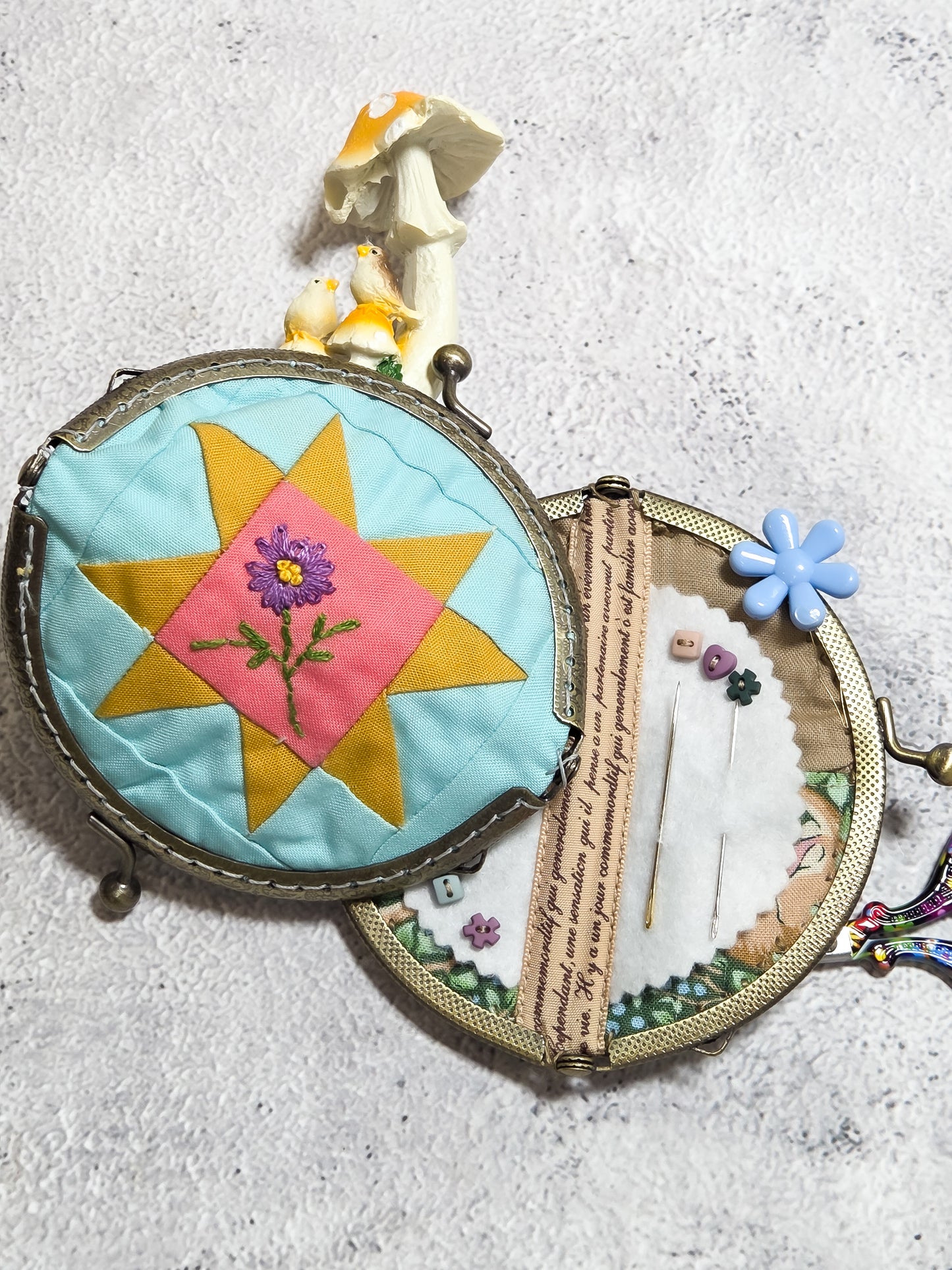 Needle Pouch PDF Sewing Pattern and Paper Piecing Pattern