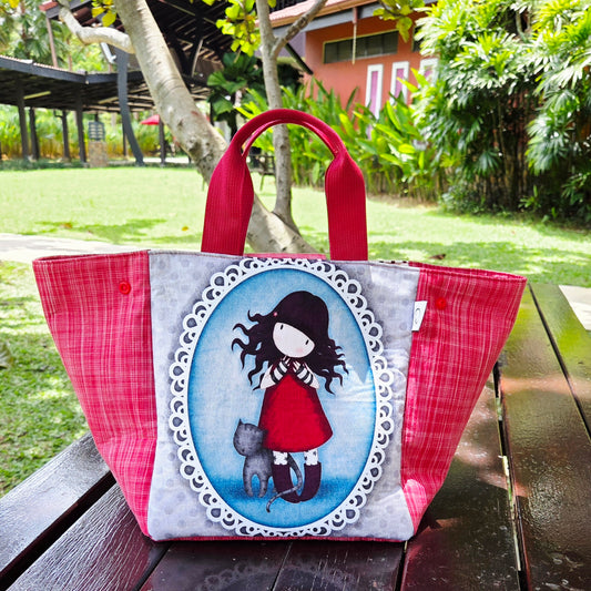 Lunch Bag & Handbag Sewing Pattern/ 2 Sizes