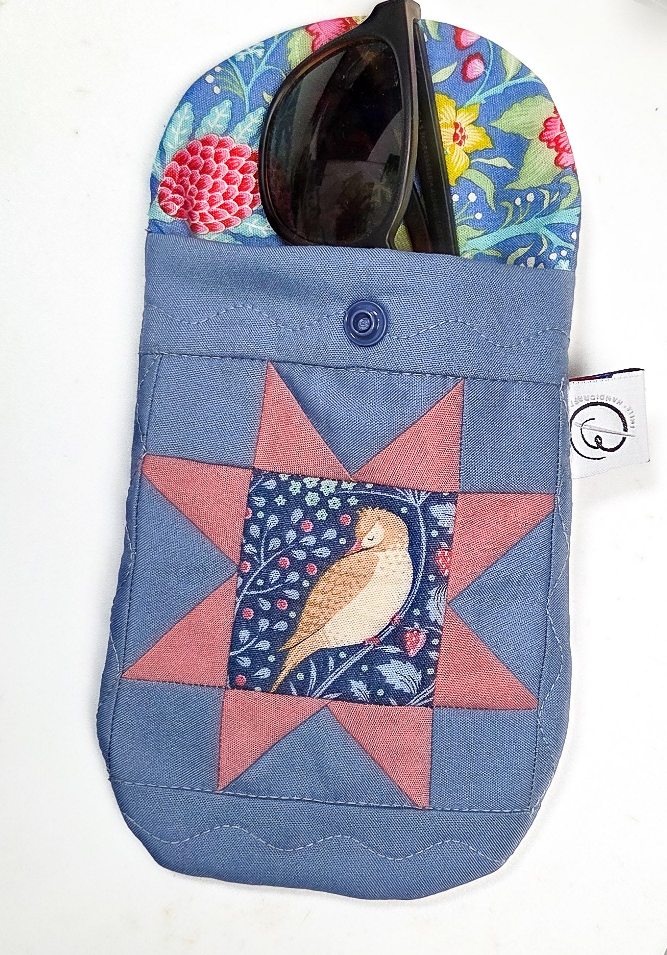 Glasses/Pencilcase Pouch PDF Sewing Pattern and Paper Piecing Pattern