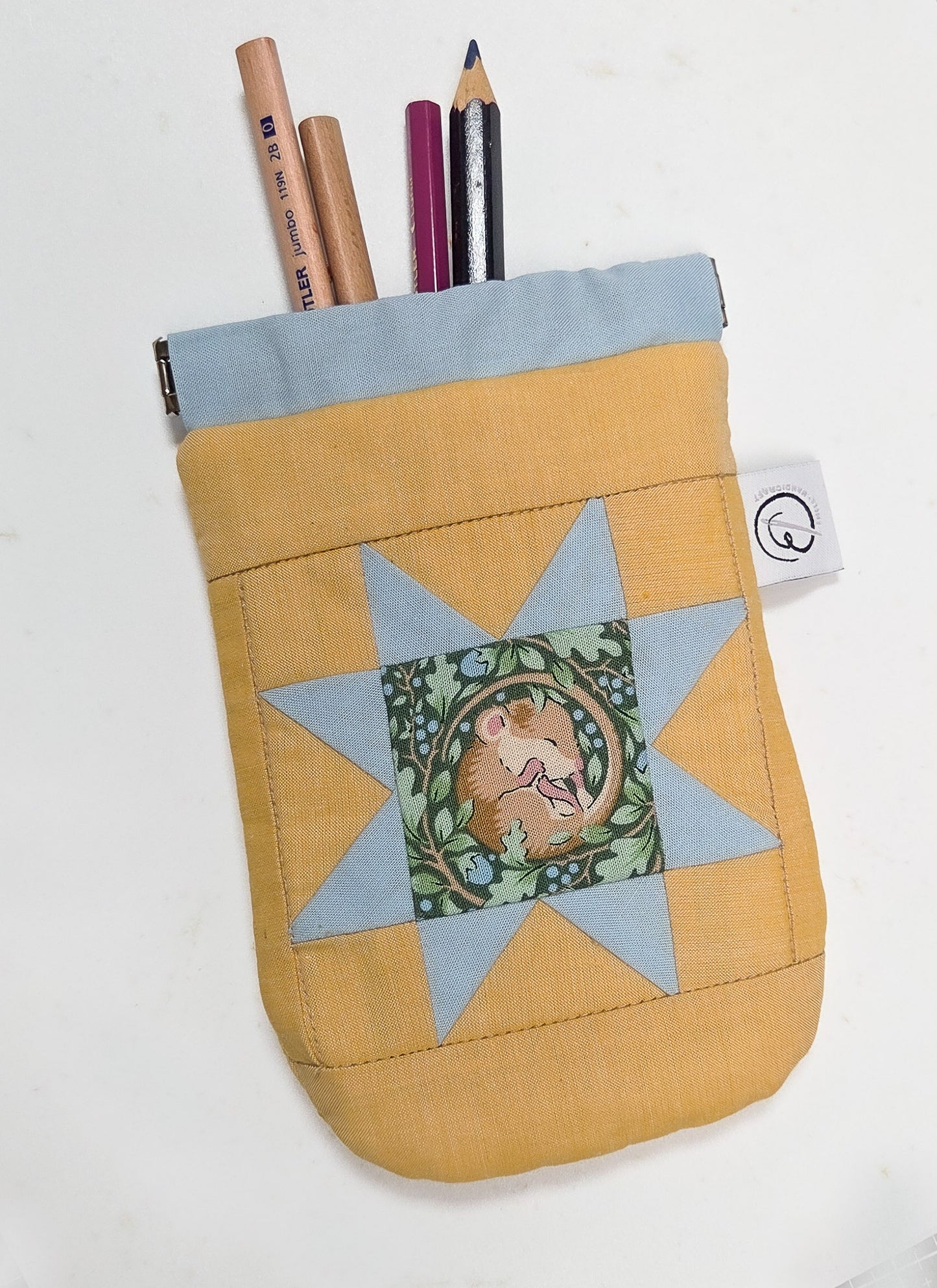 Glasses/Pencilcase Pouch PDF Sewing Pattern and Paper Piecing Pattern