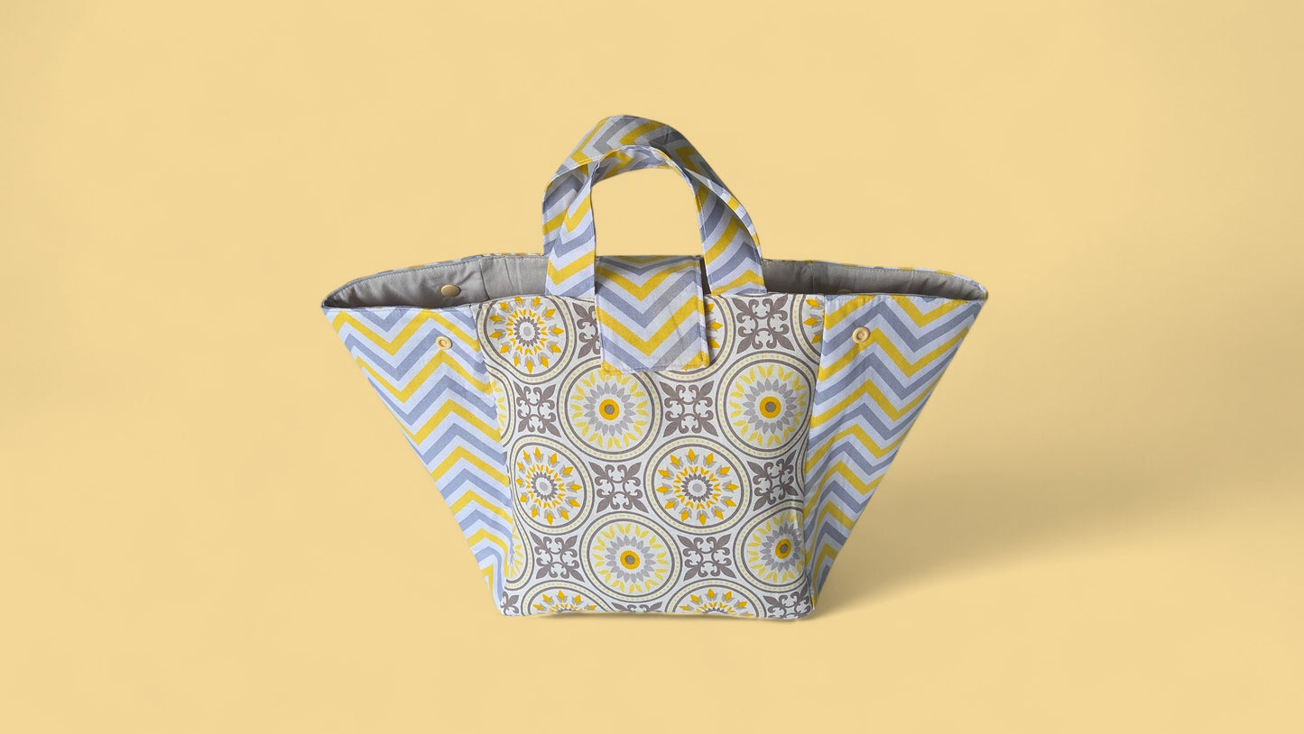 Lunch Bag & Handbag Sewing Pattern/ 2 Sizes