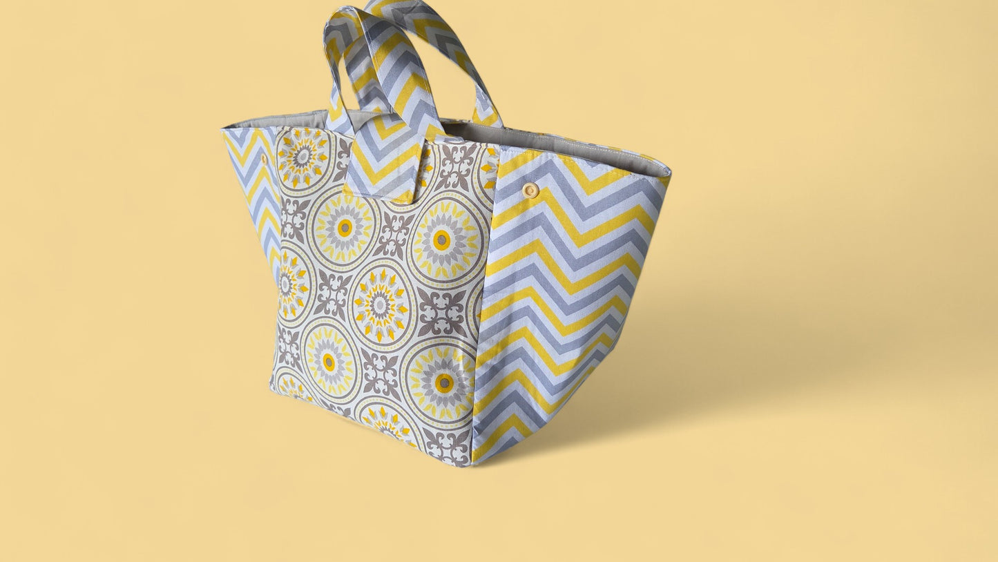 Lunch Bag & Handbag Sewing Pattern/ 2 Sizes