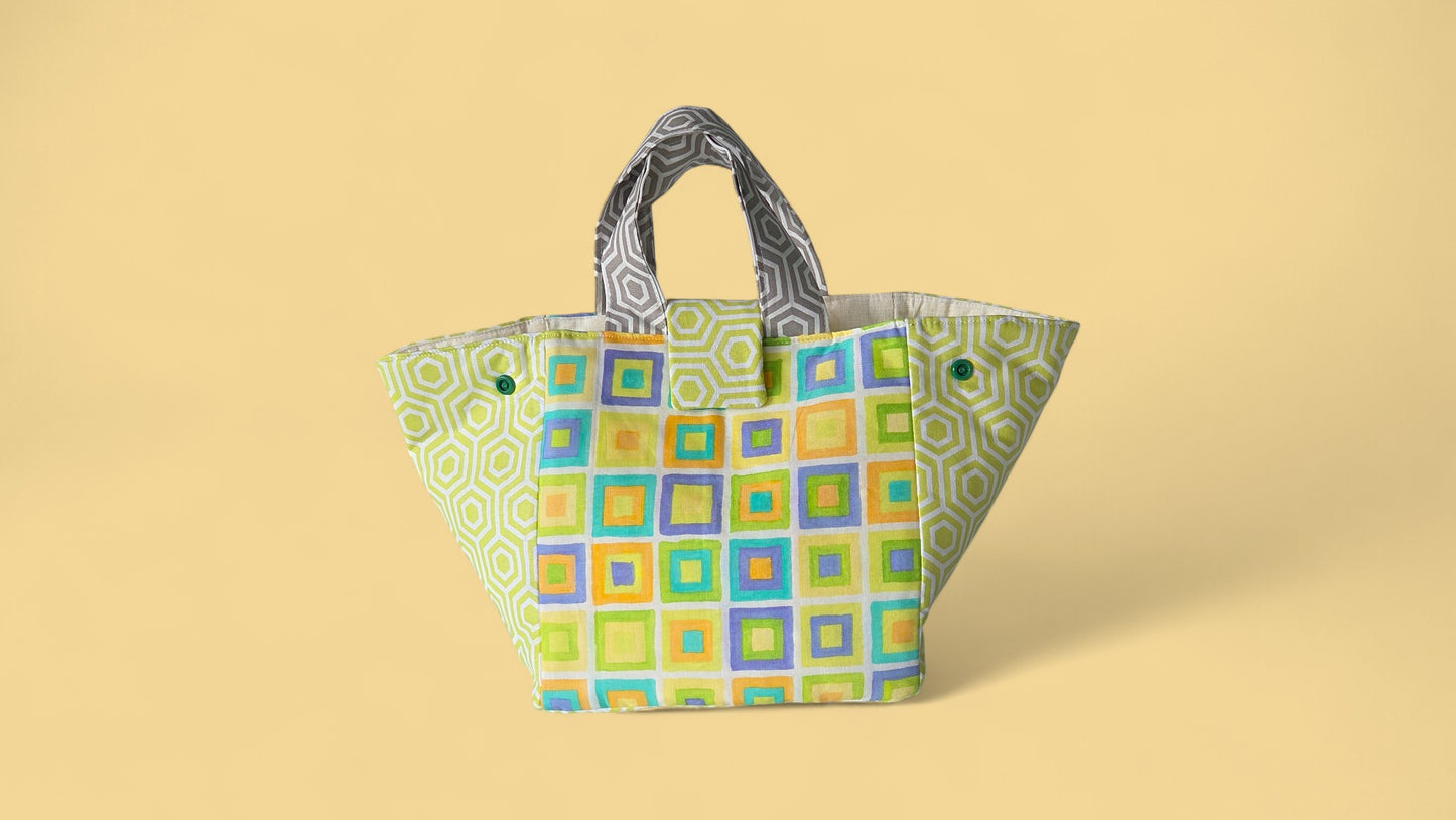Lunch Bag & Handbag Sewing Pattern/ 2 Sizes