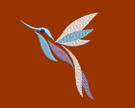 Bird Embroidery Design Set – 2 Variations, 5 Sizes Total