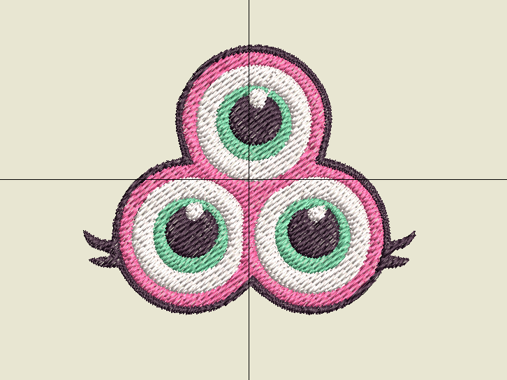 Monster Eyes / Machine Embroidery Design 3 designs
