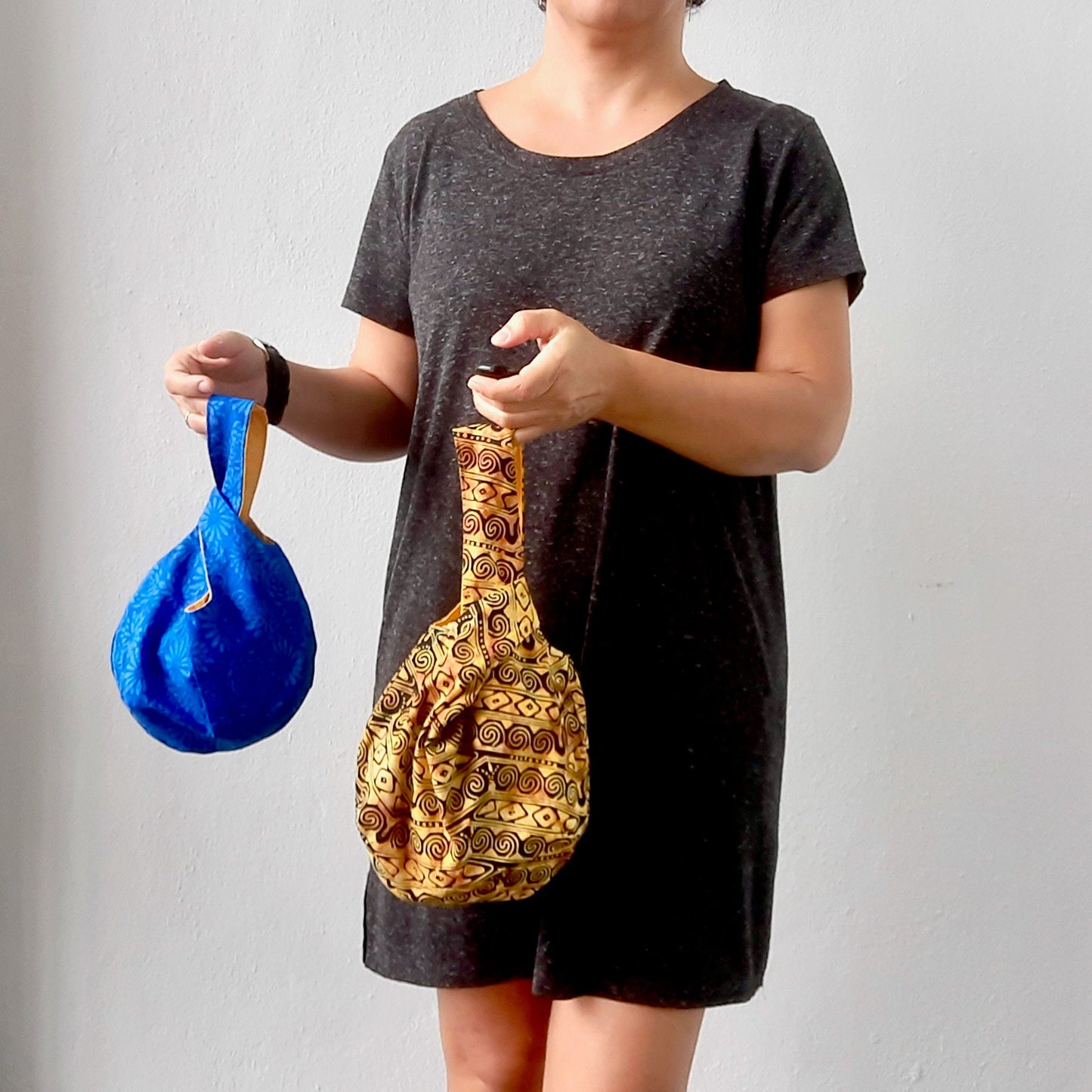 Reversible Knot Bag Pattern- 4 different sizes and style /Video Tutorial