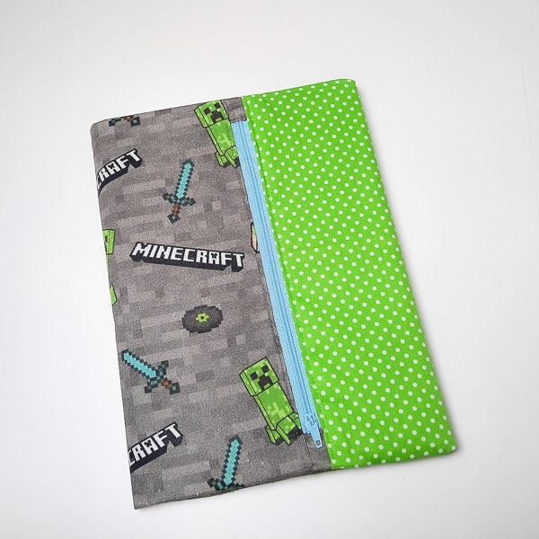 A5 Notebook cover PDF pattern with zipper pocket/ Journal Cover/ Book Cover