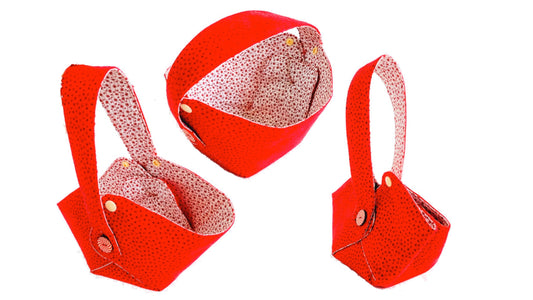 Convertible Fabric Basket Pattern/ 3 different sizes