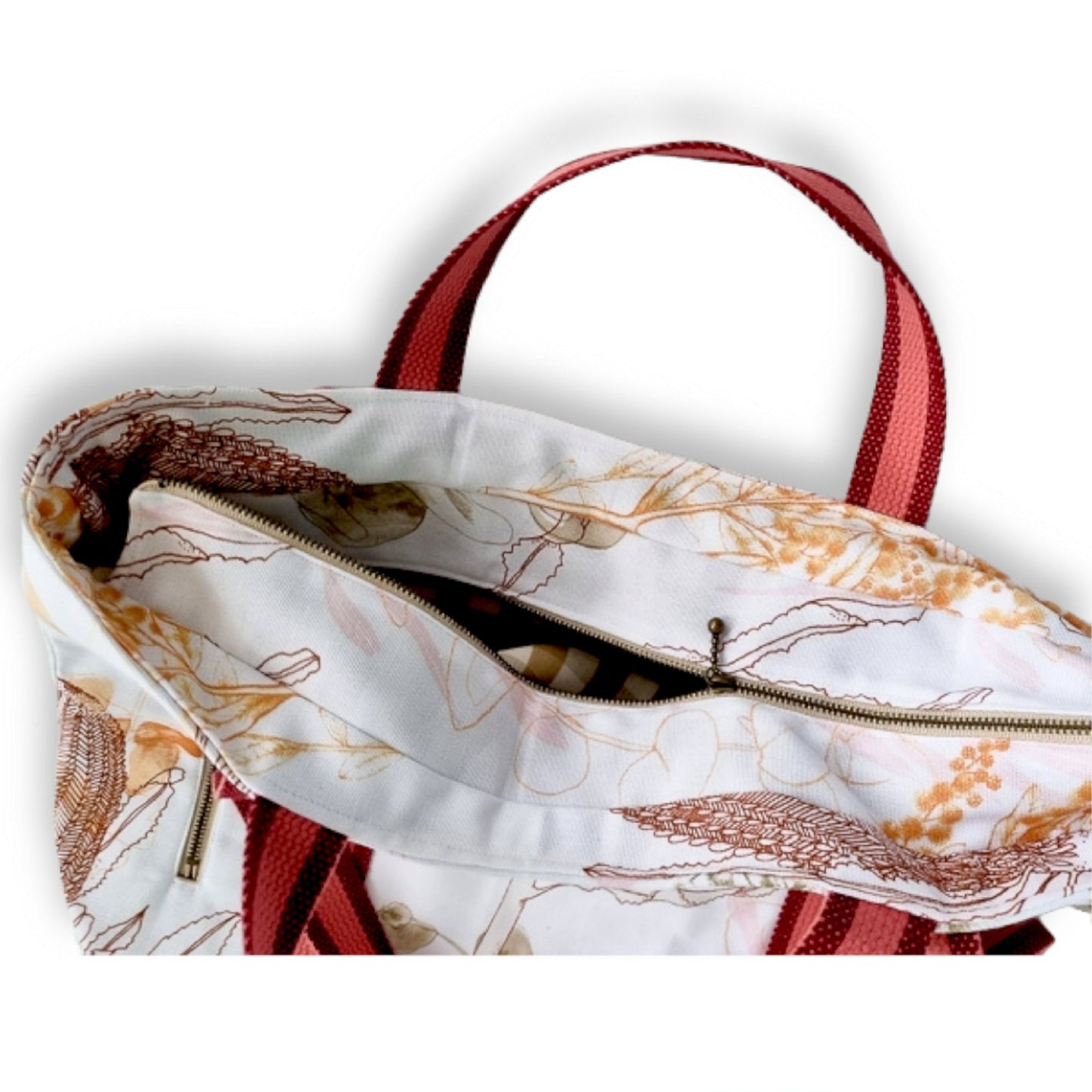 Multi pocket shopping bag/ Tote bag pattern with 2 pockets