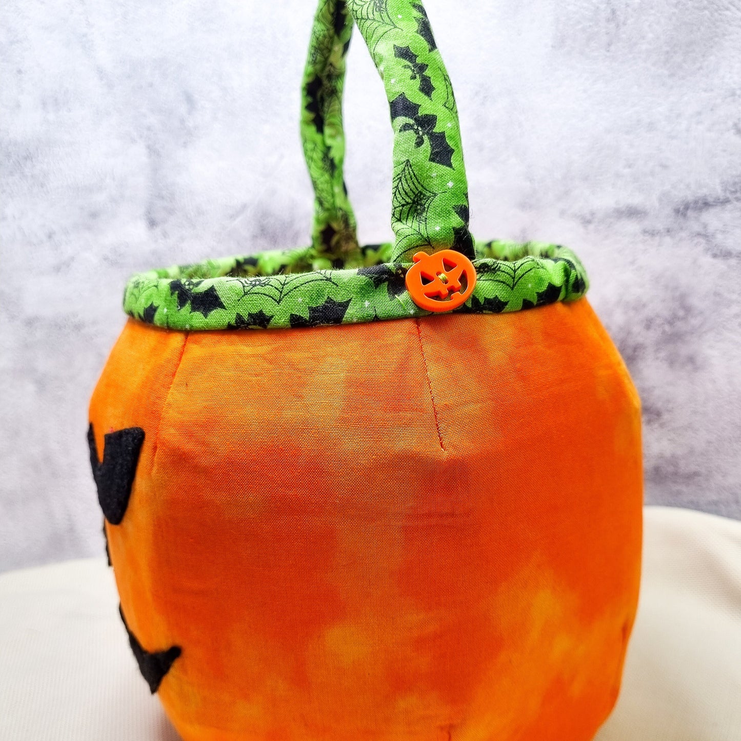 Fabric basket/ Halloween Basket /PDF patterns, instruction and Video tutorial