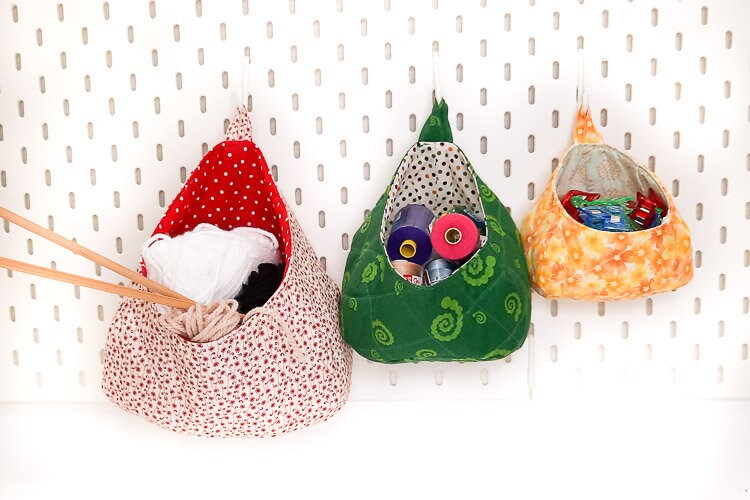 Bundle sale 4 Fabric basket pattern