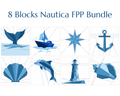8 Nautica Foundation Paper Piecing Pattern Bundle | PDF Quilt Patterns