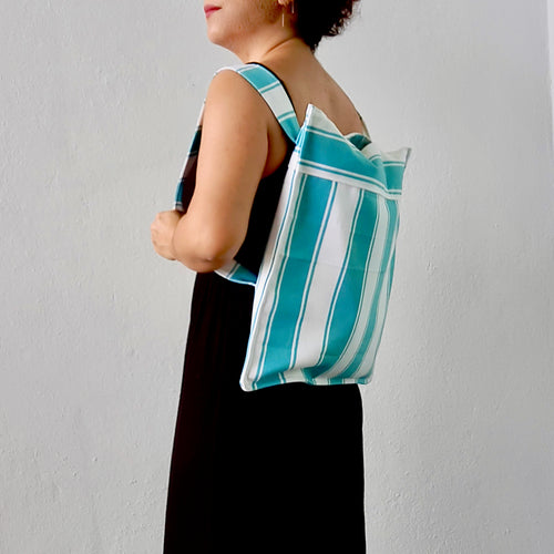 2Way Shopping Bag Pattern/ Back bag & Tote Bag/ 3 different size