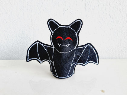 Halloween Bat Led Candle Embroidery in the hoop machine embroidery design