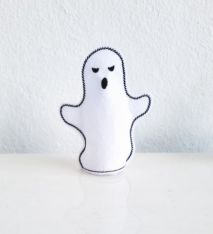 Halloween Ghost Led Candle Embroidery in the hoop machine embroidery design