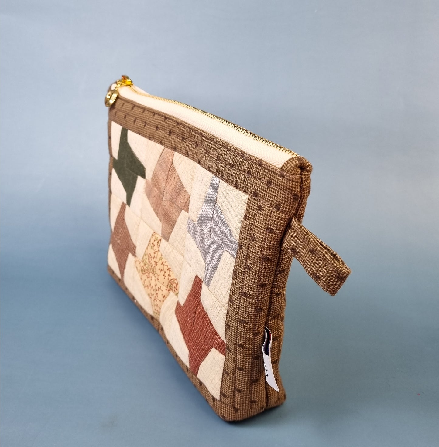 Windmill patchwork pouch pattern