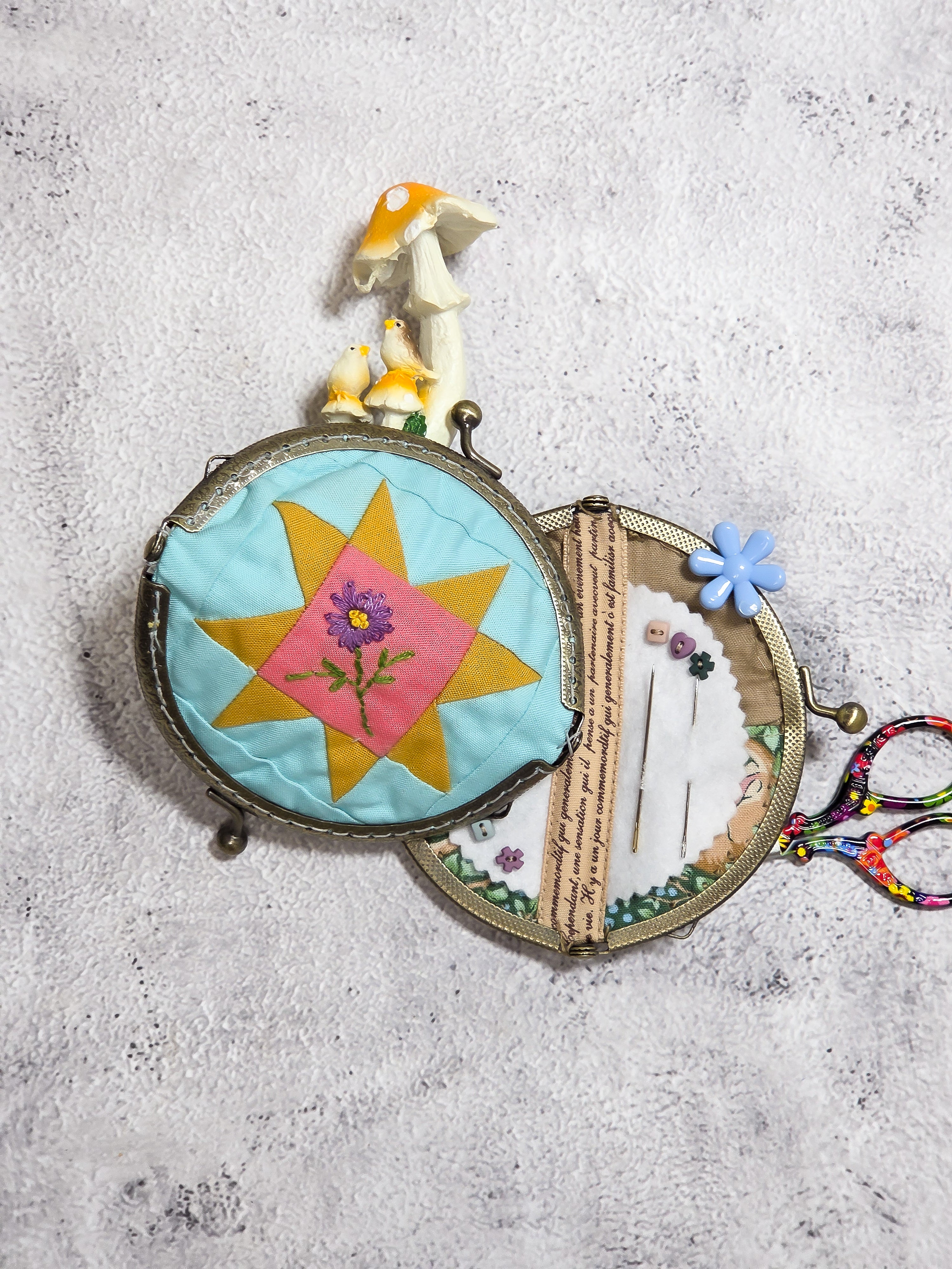 Needle Pouch PDF Sewing Pattern and Paper Piecing Pattern