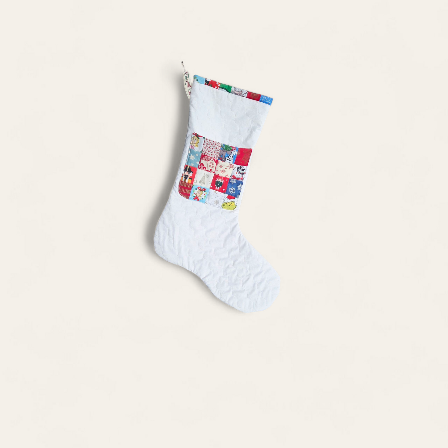 Christmas Stocking Sewing Pattern with Candy Pocket & FPP Star Block