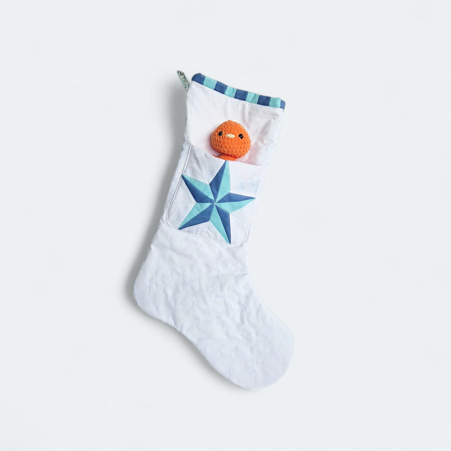 Christmas Stocking Sewing Pattern with Candy Pocket & FPP Star Block