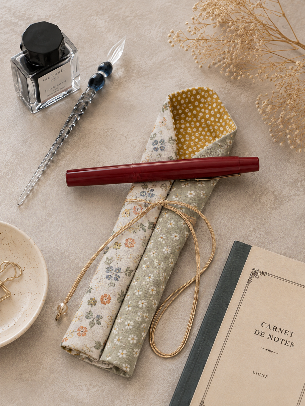 Pen Kimono Sewing Pattern PDF/ Japanese Fabric Pen Pouch /Pen Holder Case