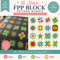 16 Star Modern Foundation Paper Piecing Pattern Bundle | PDF Quilt Patterns
