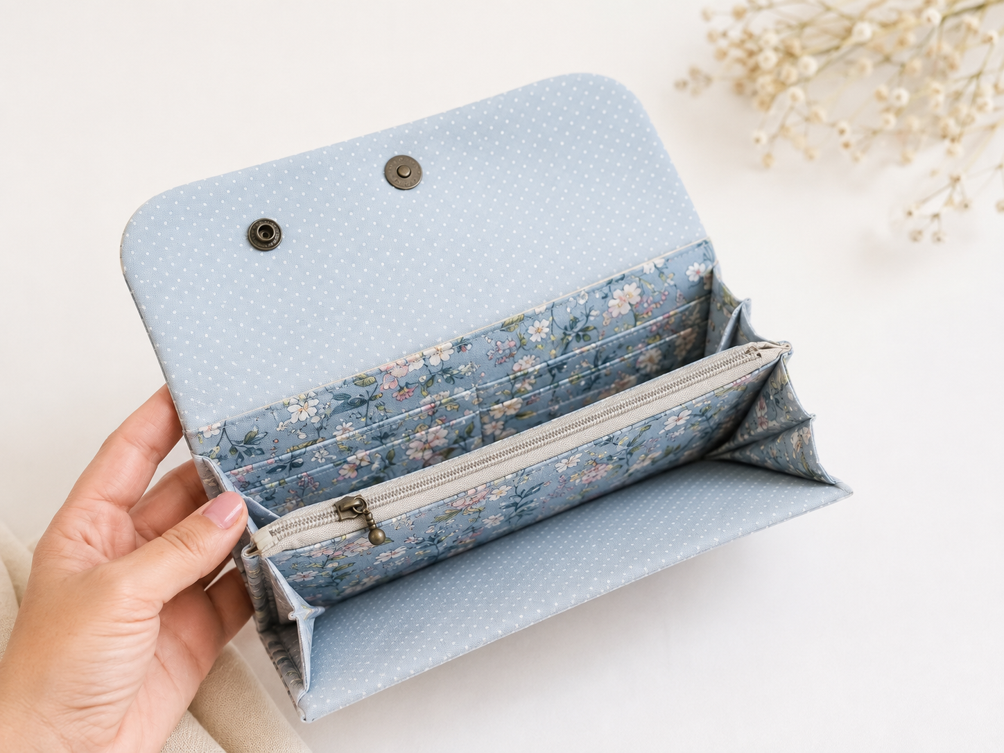 Accordion Long Wallet Pattern
