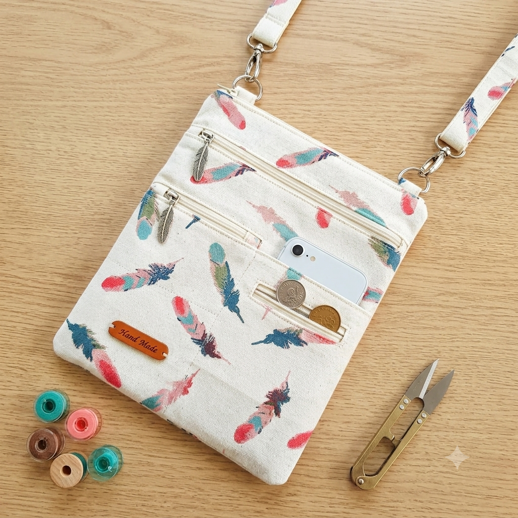 Crossbody Bag Pattern/ 2 different size