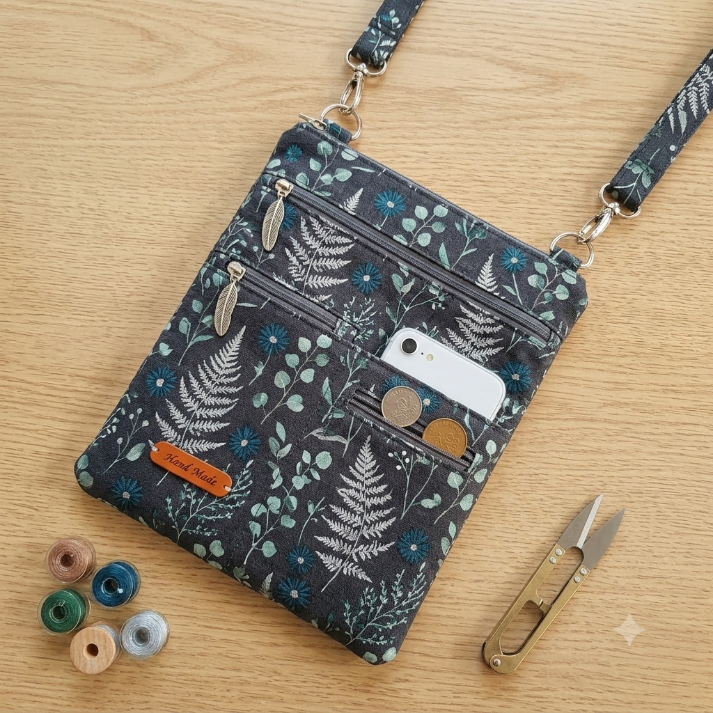 Crossbody Bag Pattern/ 2 different size