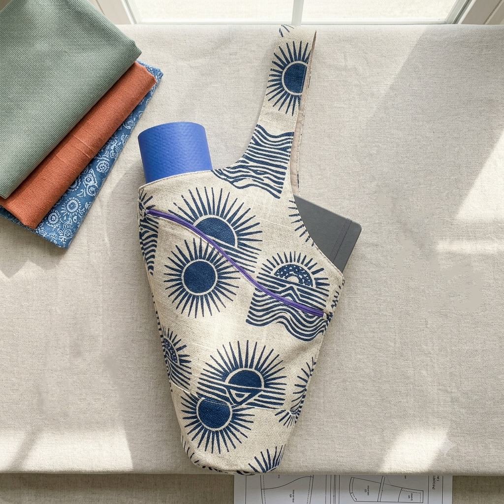 Cute Yoga Mat Bag/ 2 different design with video tutorial