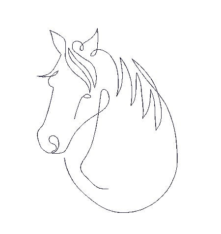 Horse Quilt Block Embroidery Design