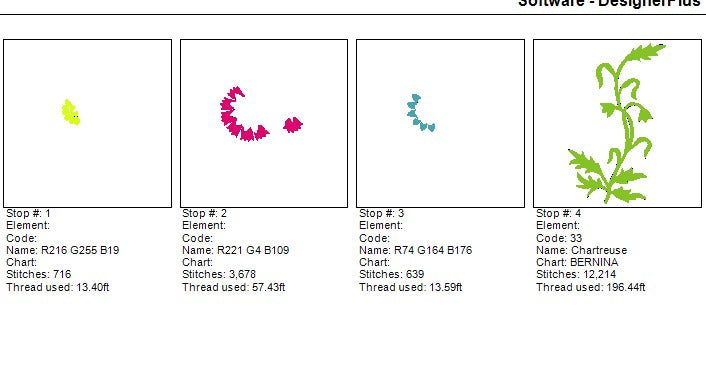 Carnation Single Stalk Flower Machine Embroidery Design