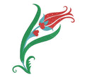 Single Tulip Machine Embroidery Design