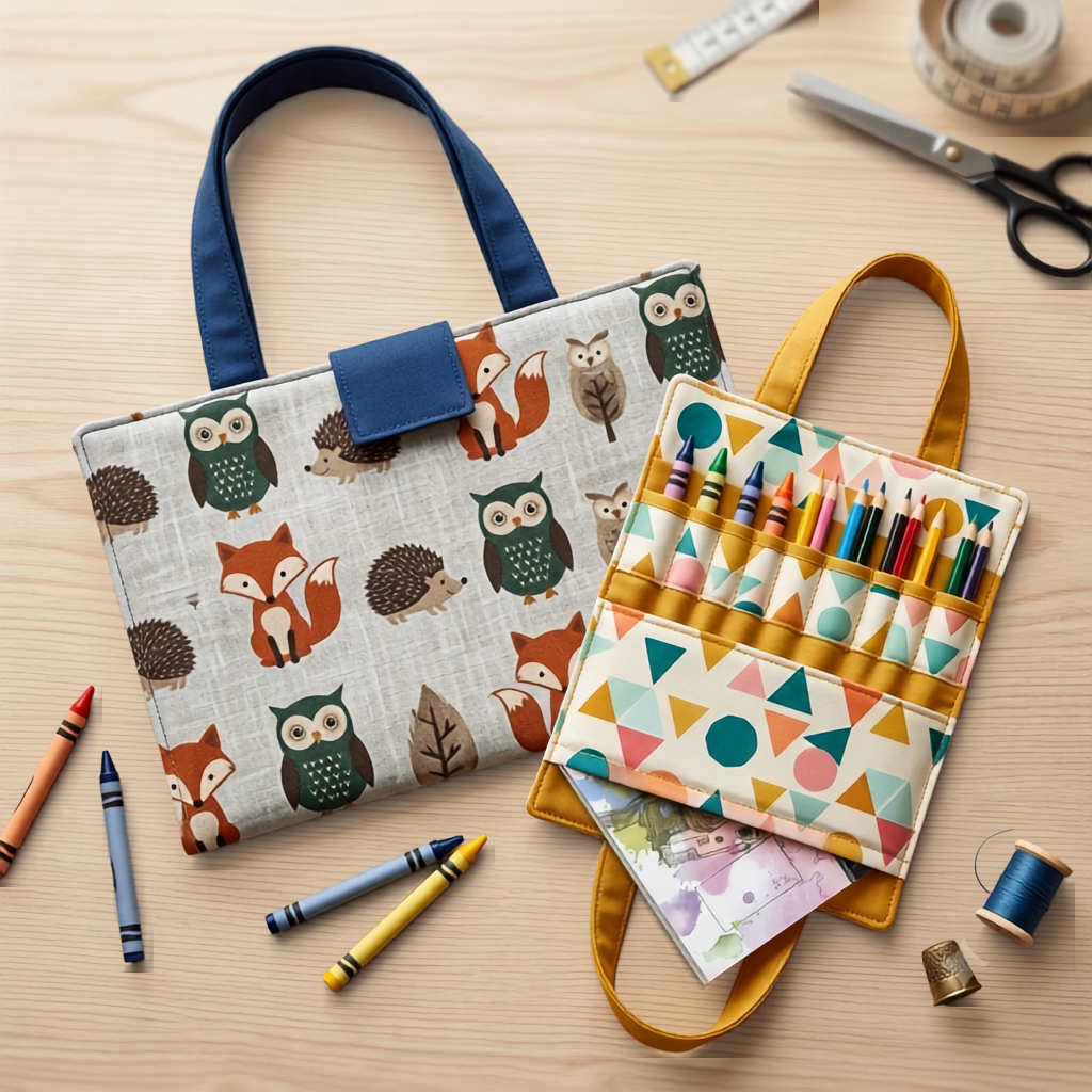 Crayon Bag Pattern / 2 sizes