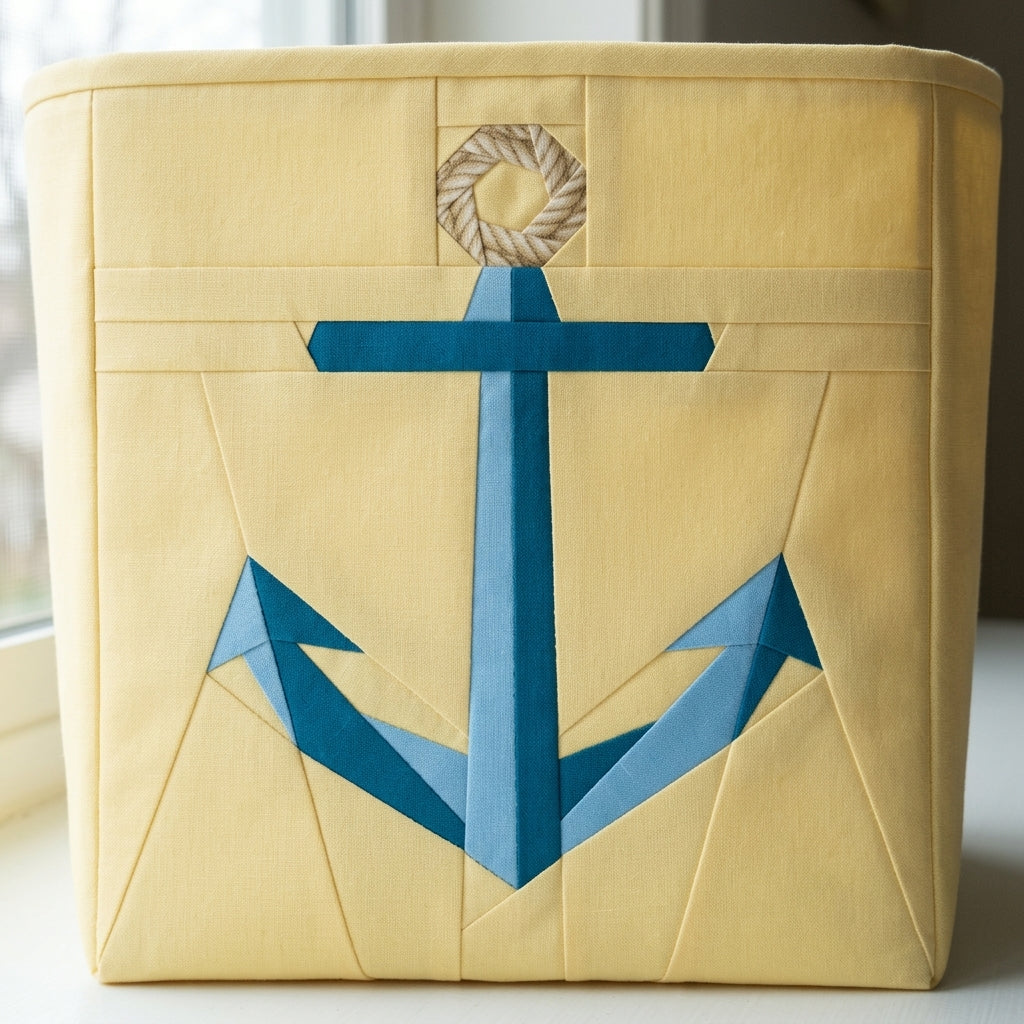 Anchor FPP Quilt Block Pattern – PDF Download | 4 Sizes Included