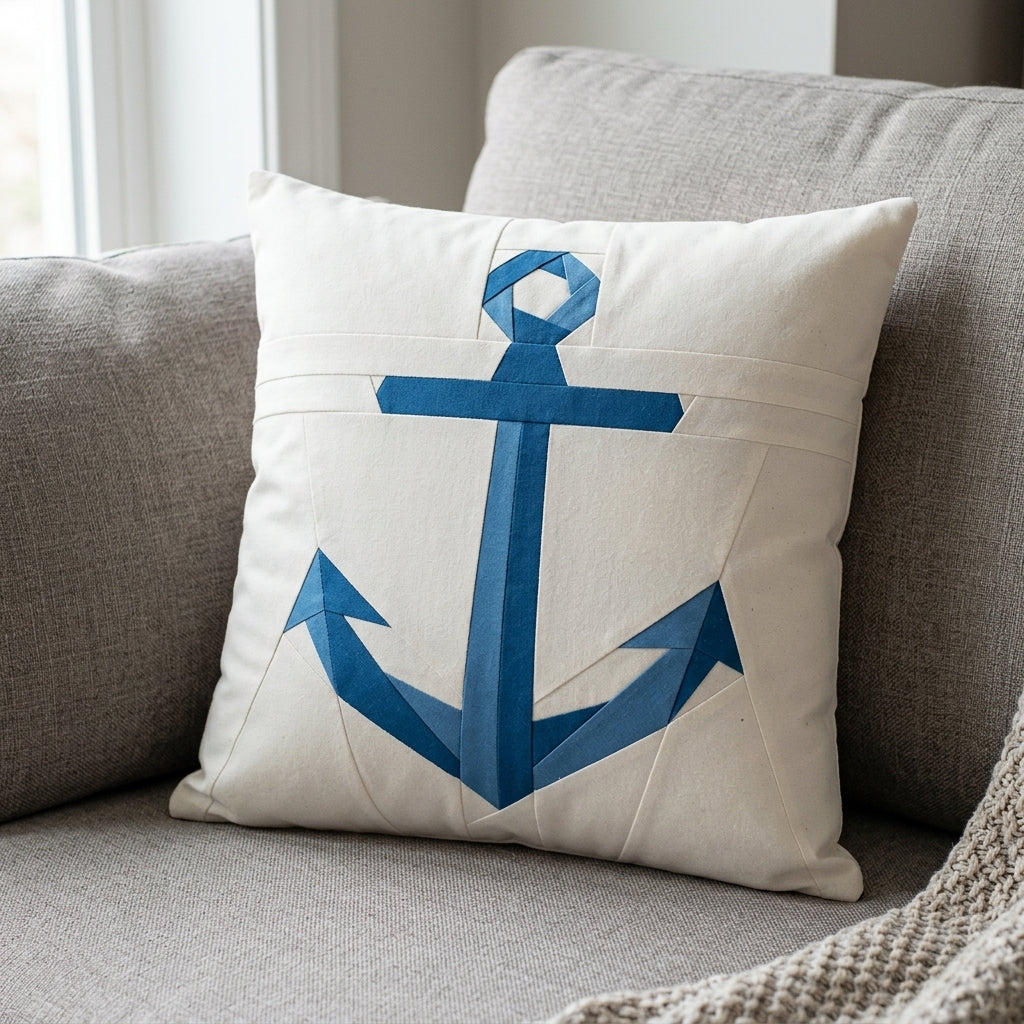 Anchor FPP Quilt Block Pattern – PDF Download | 4 Sizes Included