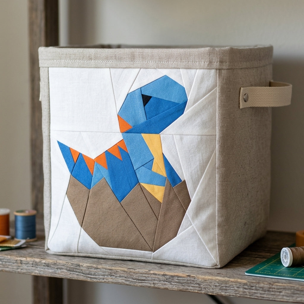 Baby Trex FPP Quilt Block Pattern – PDF Download | 4 Sizes Included