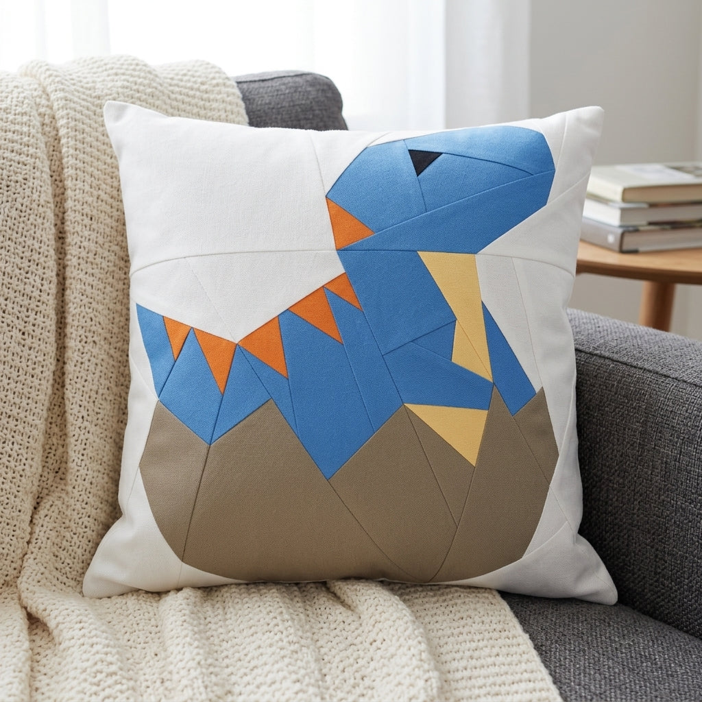 Baby Trex FPP Quilt Block Pattern – PDF Download | 4 Sizes Included