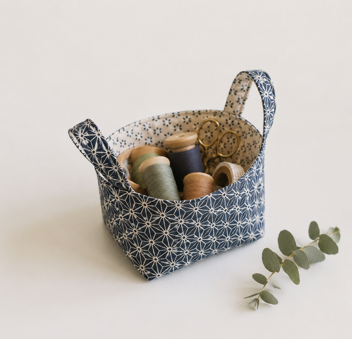 Fabric Basket Patterns/ 3 different sizes/ Storage patterns