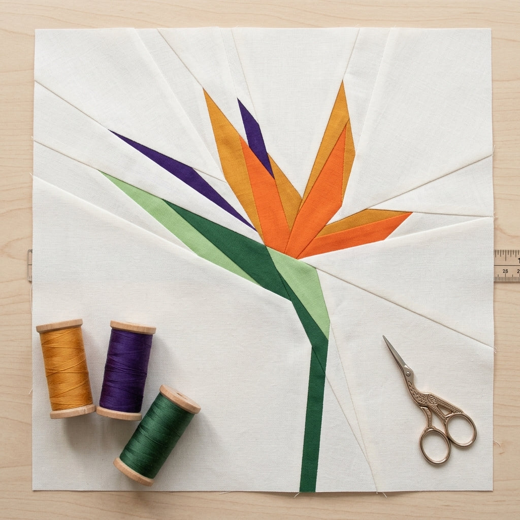 12 Flower Foundation Paper Piecing Pattern Bundle | PDF Quilt Patterns