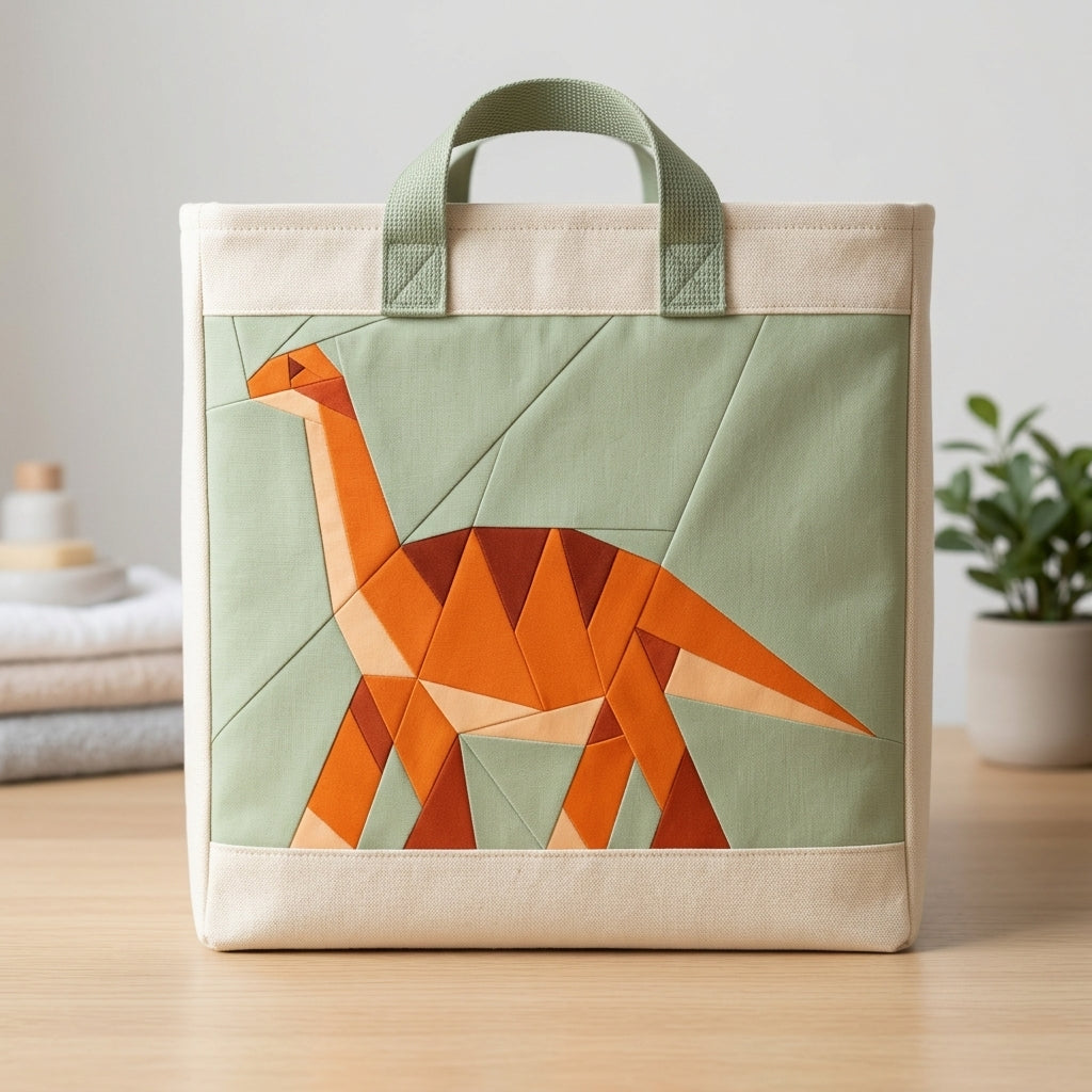 10 Dinosaur FPP Pattern Bundle | Foundation Paper Piecing Quilt Blocks | 4 Sizes | PDF Download