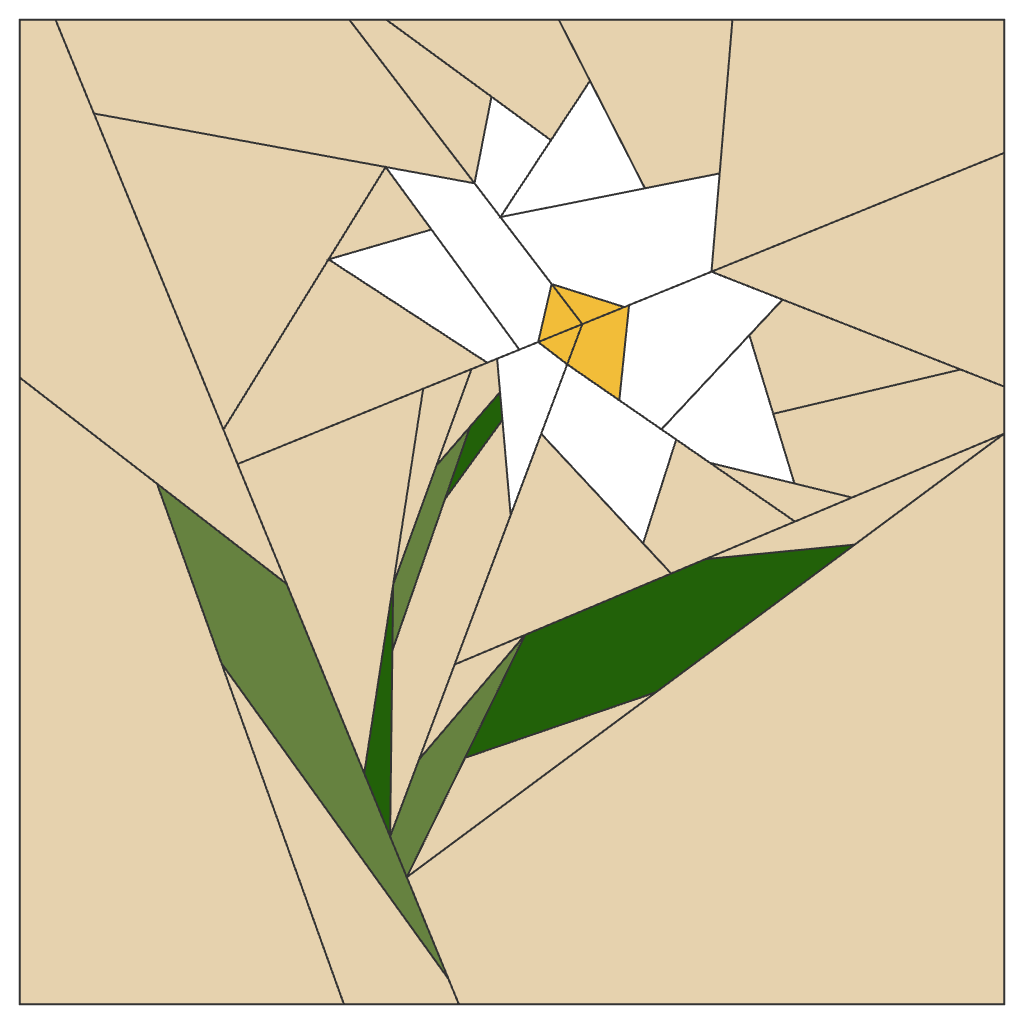 12 Flower Foundation Paper Piecing Pattern Bundle | PDF Quilt Patterns